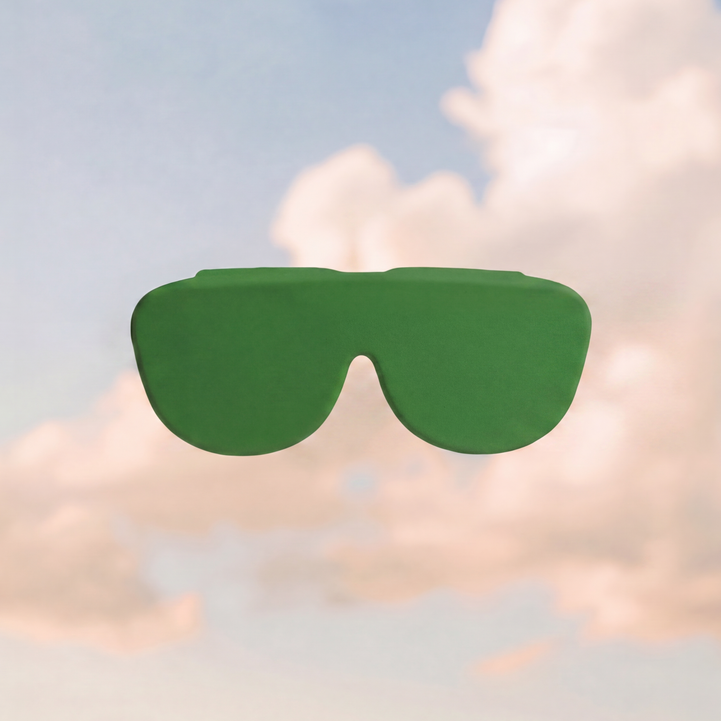 Forest Green Cherié Cover - silicone lens protector for sunglasses in forest green