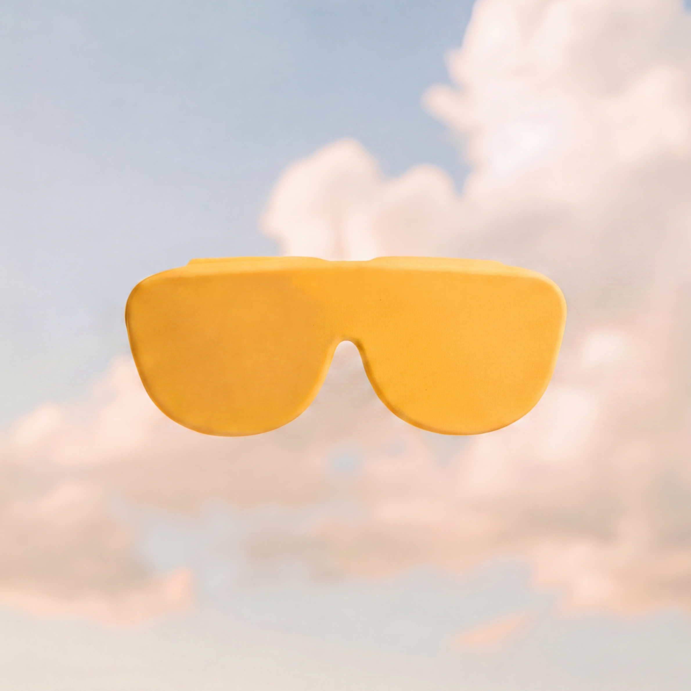 Orange Cherié Cover - silicone lens protector for sunglasses in orange