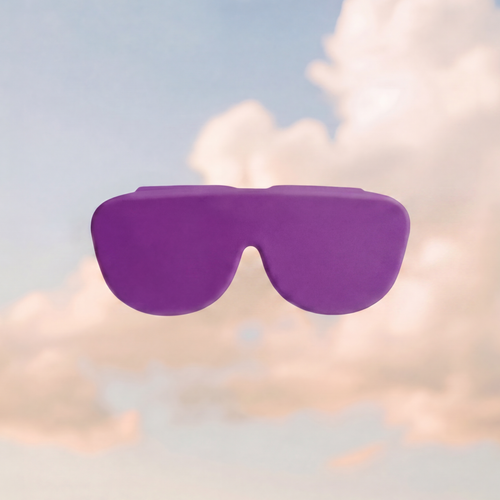 Purple Cherié Cover - silicone lens protector for sunglasses in purple