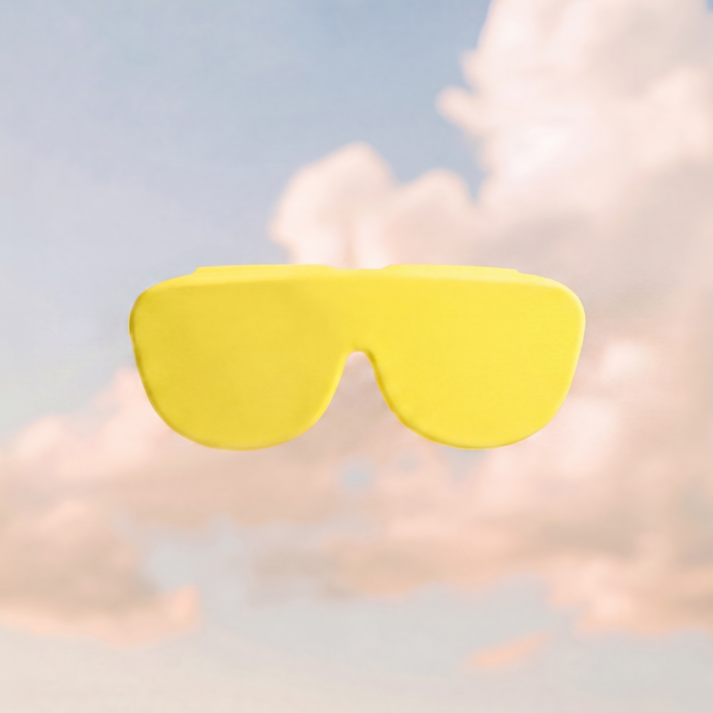 Yellow Cherié Cover - silicone lens protector for sunglasses in yellow